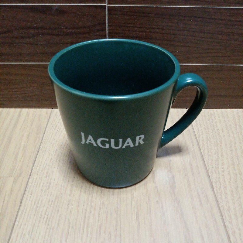 ▼ ジャガー≪JAGUAR　マグカップ　1個≫グリーン系　陶器製　カップ