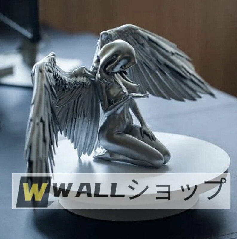 天使の羽の彫刻 天使 天使の翼 エンジェル インテリア オブジェ 置物