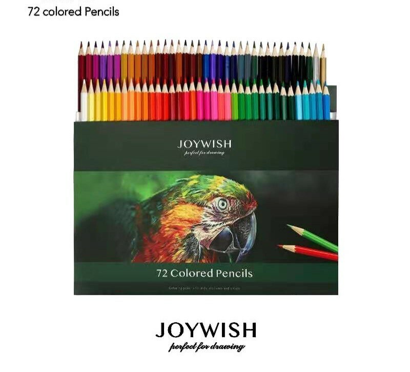 春セール!!Joywish 72色木製水溶性鉛筆 絵画油絵鉛筆スケッチ画材 新品 送料無料