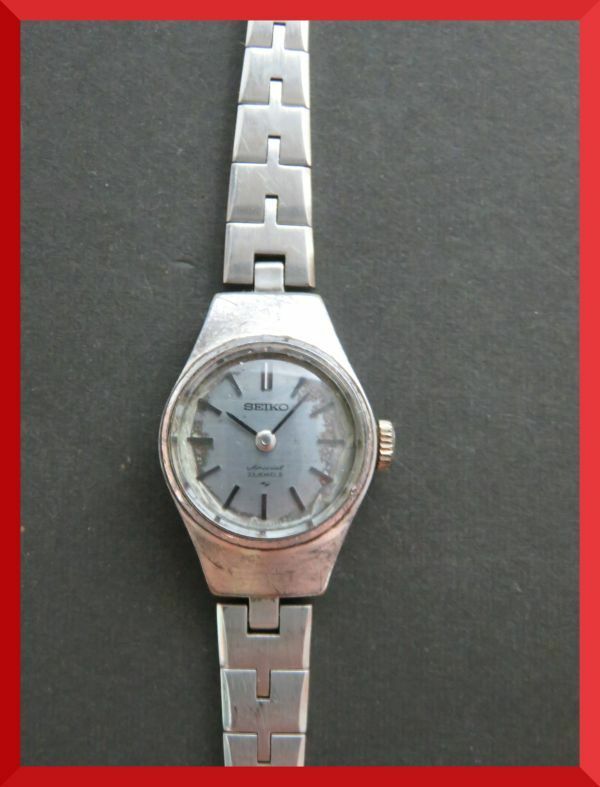 セイコー SEIKO スペシャル SPECIAL 23石 機械式 2針 1140-0160 女性用 レディース 腕時計 V327 ジャンク