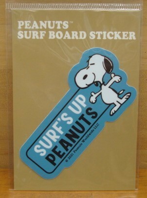 新品SNOOPY PEANUTS SURF BOARD STICKER（スヌーピーサーフボードステッカー） SNP-21014