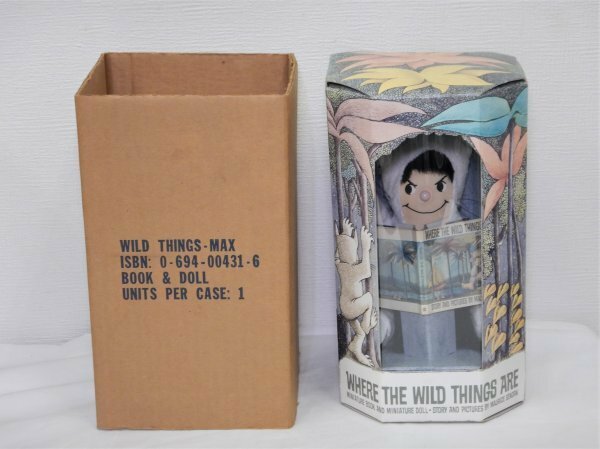 5749 希少☆ かいじゅうたちのいるところ ミニチュアブック & フィギュア where the wild things are Miniature Book and Miniature Doll