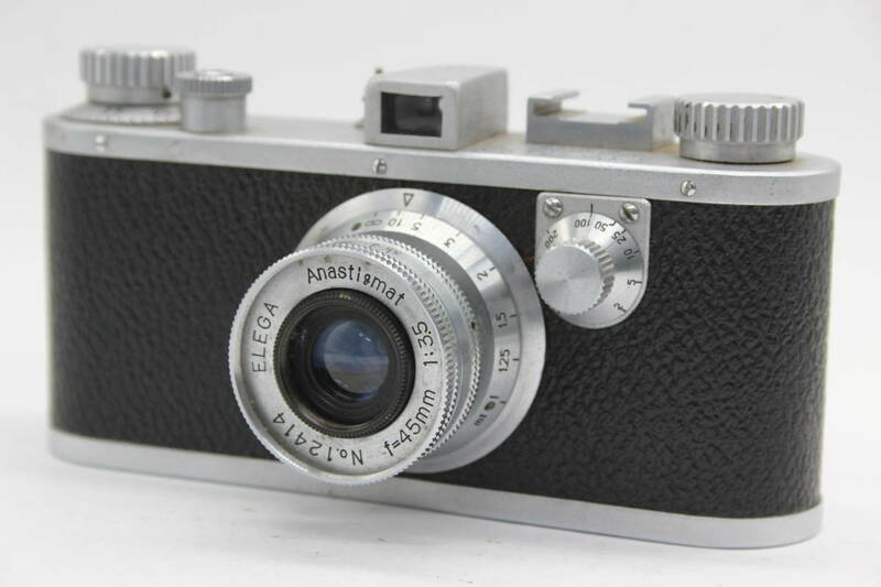 【訳あり品】 【希少】 Elega-35 Anastigmat 45mm F3.5 カメラ C8246