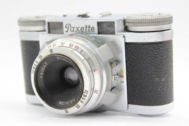 【訳あり品】 Paxette STAEBLE-CHORO 38mm F3.5 カメラ C8827