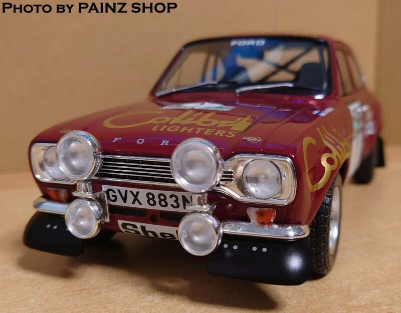 1/18 フォード エスコートMK1 RS1600 1974 RACラリー優勝 #1 T.Makinen/H.Liddon ixo製