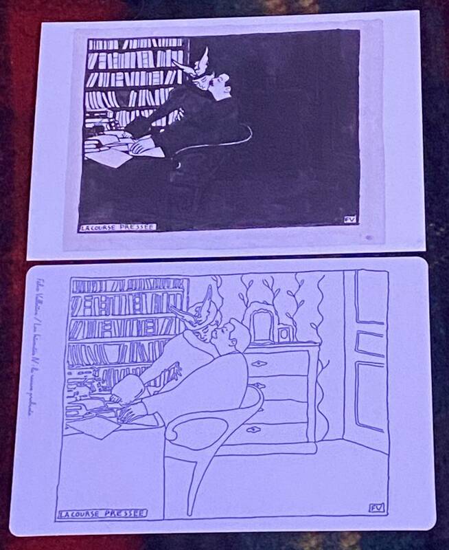 三菱一号館美術館 ヴァロットン展 ポストカード ２枚組 ／ フェリックス・ヴァロットン