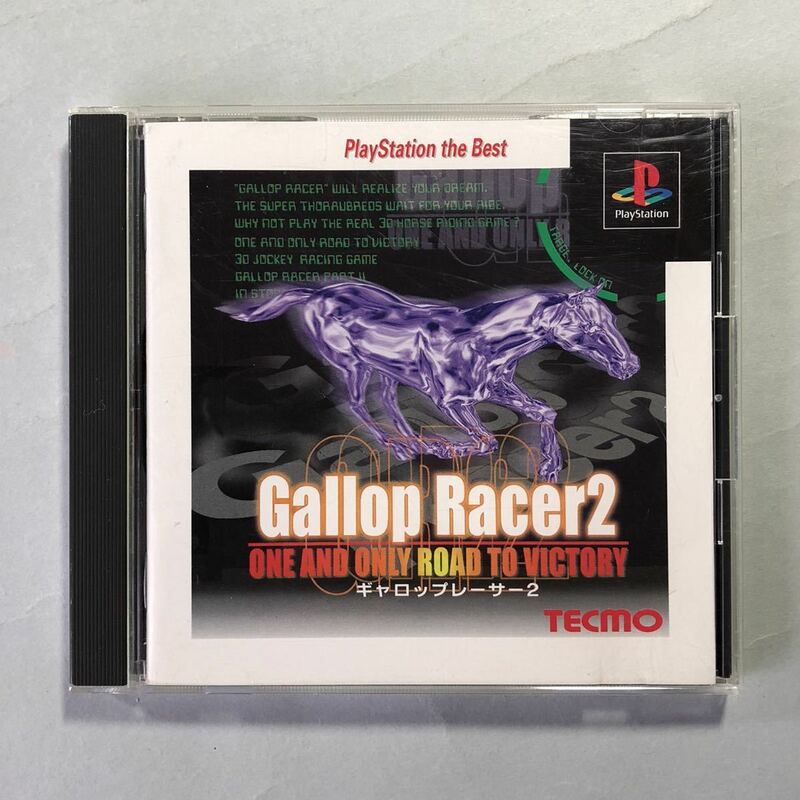 ギャロップレーサー2 テクモ　SONY プレイステーション　Gallop Racer2 ONE AND ONLY ROAD TO VICTORY