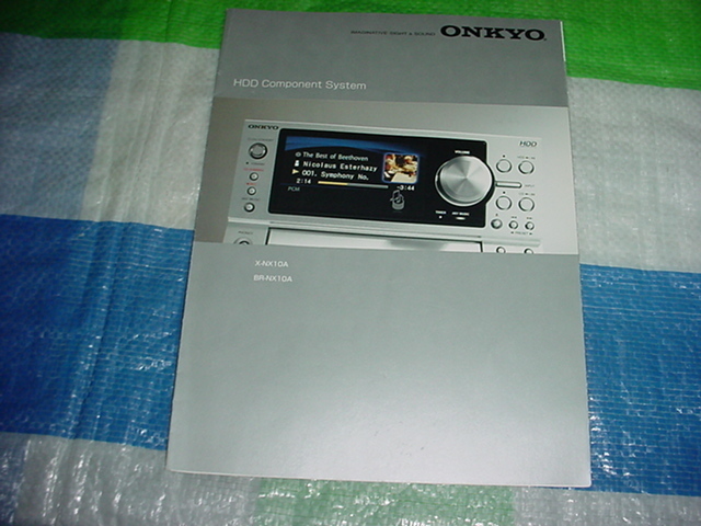 ONKYO　X-NX10A/BR-NX10A/のカタログ