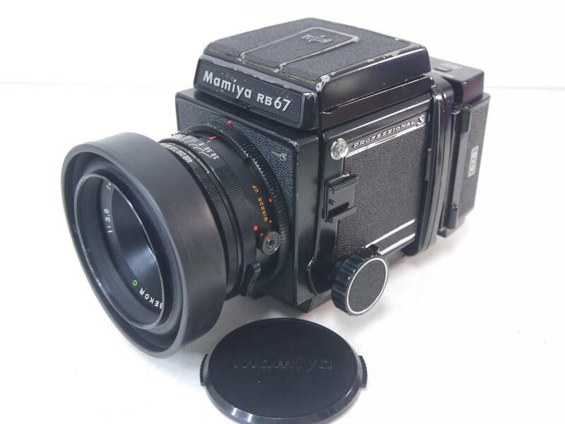 606 MAMIYA RB67 proS マミヤ 中判カメラ MAMIYA-SEKOR C 1:3.8 f=127mm カメラボディ/レンズ/フード/6X8 ロールフィルムホルダー