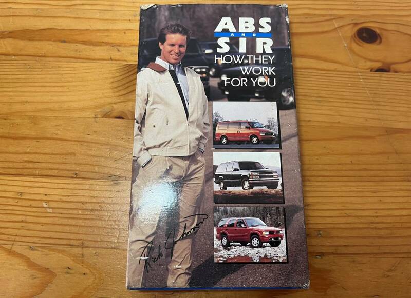 ゼネラルモーターズ ABS and SIR how they work for you 1995年 VHS ビデオテープ ABSとSIRの効果 働き ジャンク 0705-01