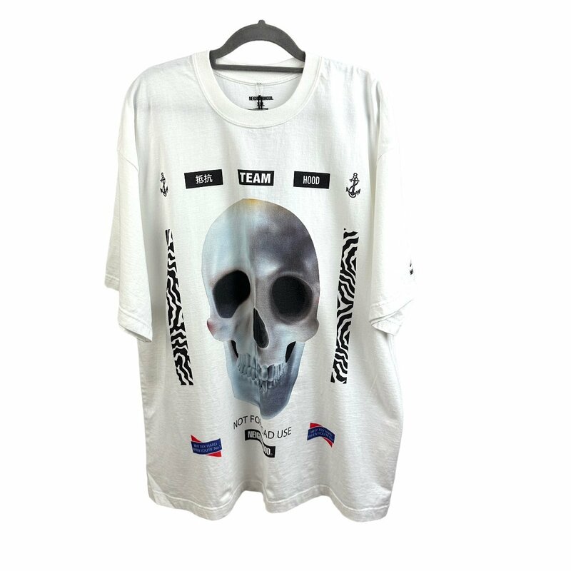 【新品】 NEIGHBORHOOD　ネイバーフッド　NH X DSC 　CREWNECK SS-1 - WHITE XXL　Ｔシャツ