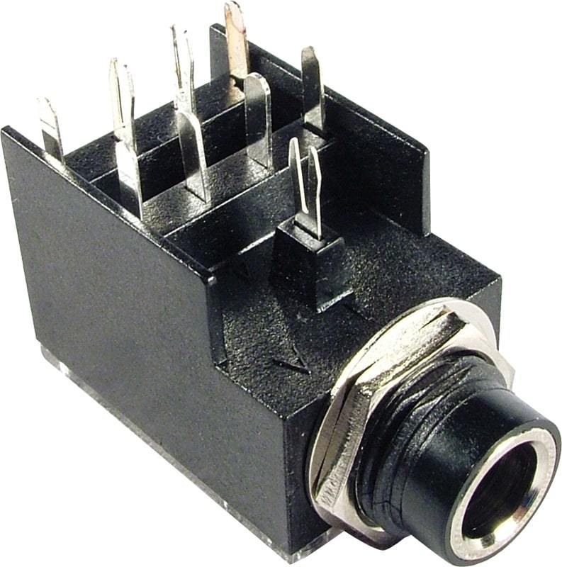 ジャック 1/4 Jack - Fender, Stereo, PC Mount, for Amps '88-'99 [送料170円から 同梱可]