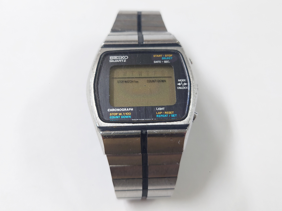 ジャンクで 腕時計 セイコー オールドデジタル ビンテージ 0138-5020 SEIKO 部品取り・活用出来る方に