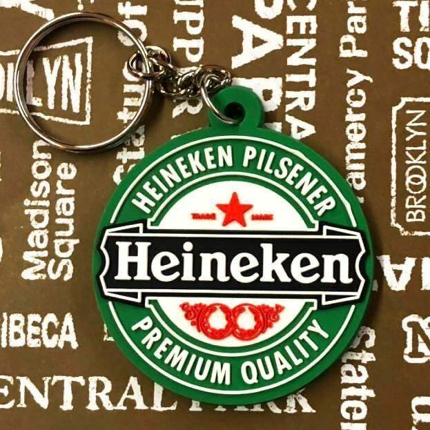 ハイネケン ラバーキーリング／ Heineken ビール キーホルダー BEER アメリカン雑貨 車 バイク ファッション小物