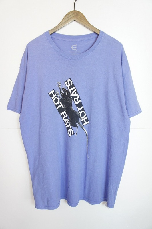 22SS Evisen Skateboardsエビセン スケートボード HOT RATS Tシャツ 半袖カットソー XL紫724N
