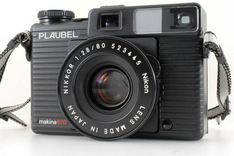 【美品 保障付 動作確認済】PLAUBEL MAKINA 670 Medium Format Body w/ NIKKOR 80mm f2.8 Lens Q5329