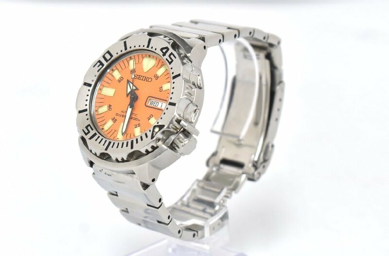 セイコー 腕時計 ダイバーズ SKX781 7S26-0350 メンズ 自動巻き ステンレススチール オレンジモンスター 200M 逆輸入モデル → 2307LT106