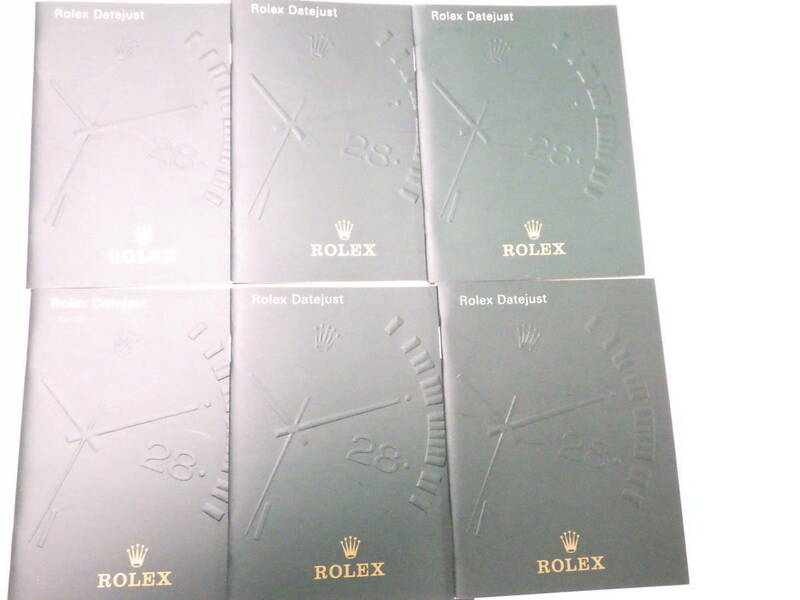 ROLEX ロレックス デイトジャスト冊子 2000年 イタリア語 6点　№1090