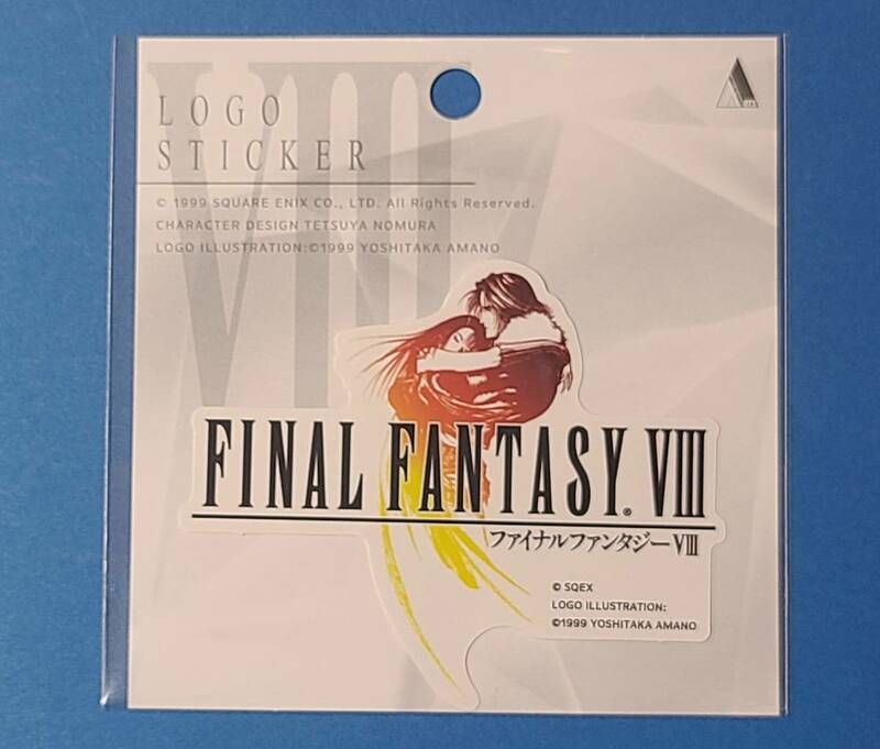 ファイナルファンタジー8 ロゴステッカー　スクエニカフェ FINAL FANTASY VIII　FFVIII