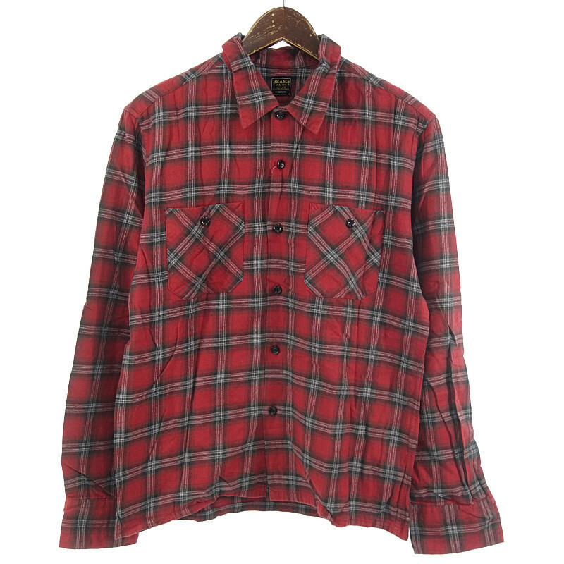 BEAMS CHECK SHIRT 長袖 チェック シャツ