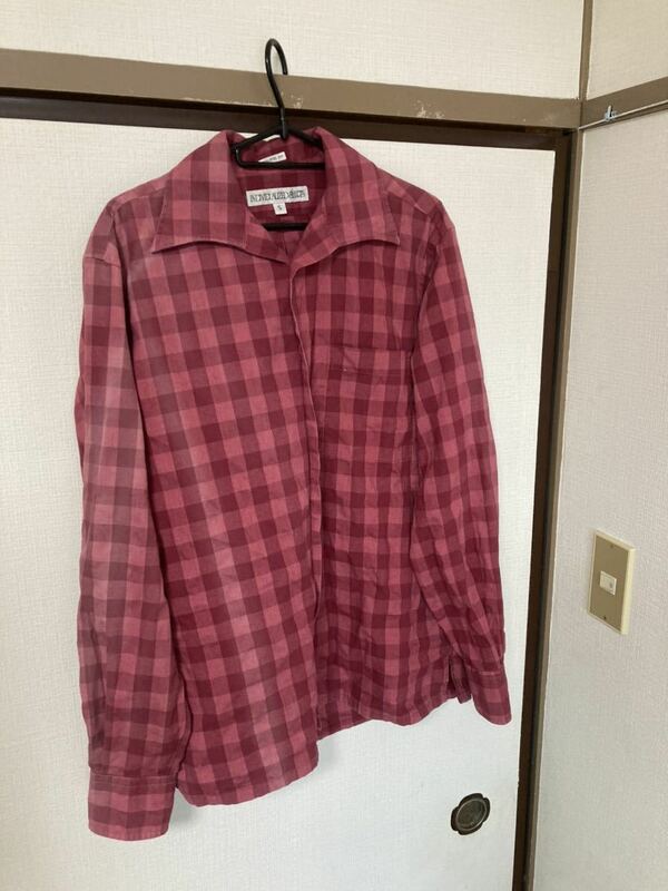 INDIVIDUALIZED SHIRTS チェックシャツ 赤 Sサイズ
