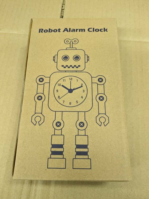 【sk5-p5】未開封 アストラム Robot Alarm Clock ロボット おもちゃ 時計 アラーム イエロー