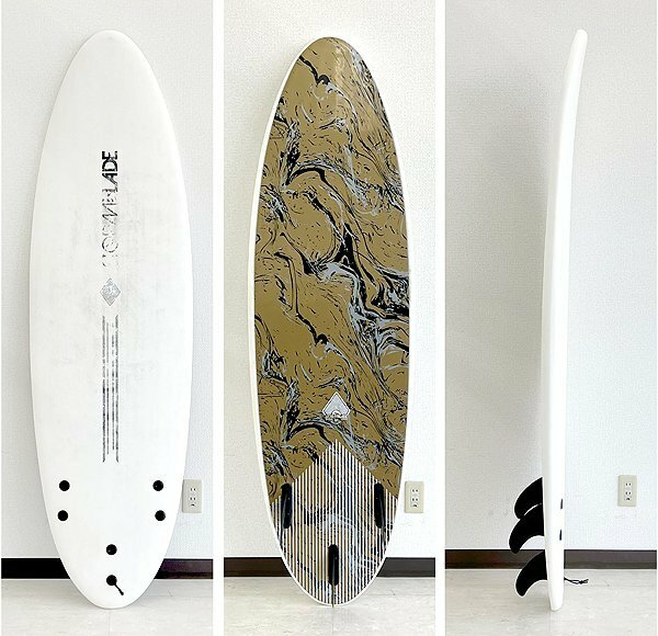 STORMBLADE/ストームブレード ソフトボード サーフィン 6'4 Round Tail Surfboard / White
