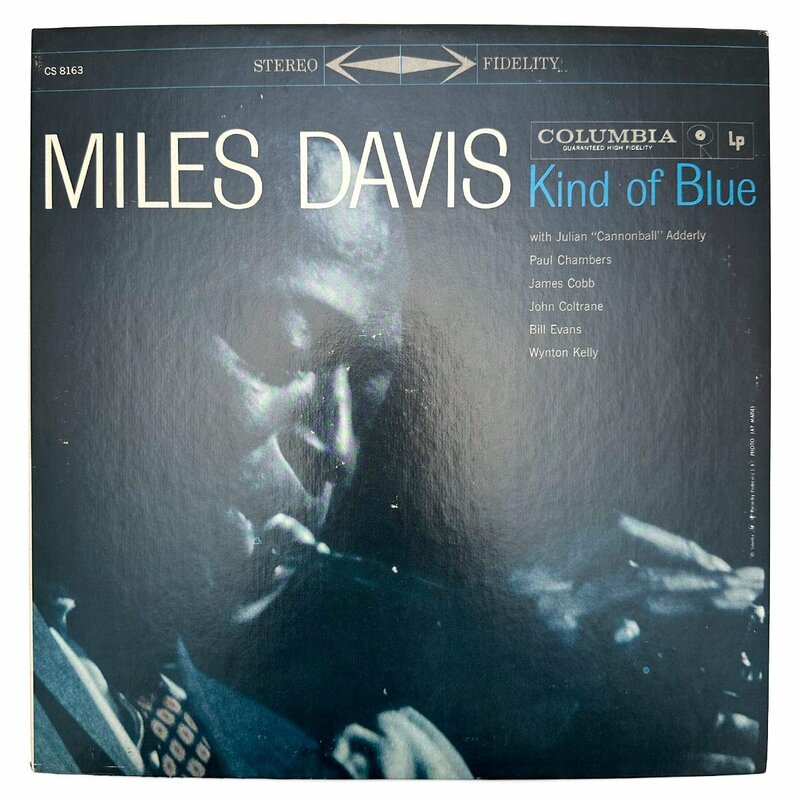 【レコード】マイルス デイヴィス(MILES DAVIS) カインド オブ ブルー(KIND OF BLUE) CS8163 US盤 COLUMBIA 赤ラベル 送料880円