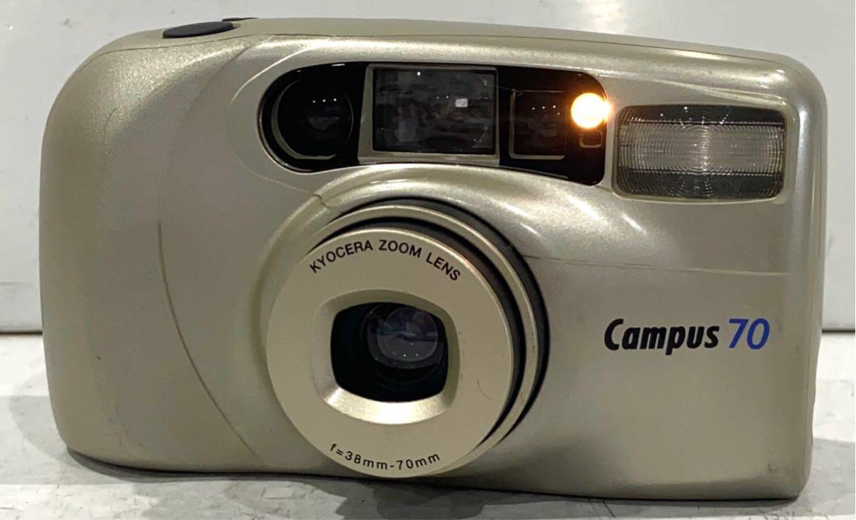 230701E☆ KYOCERA Campus 70 KYOCERA ZOOM LENS f=38mm-70mm コンパクトフィルムカメラ ♪配送方法＝おてがる配送宅急便(EAZY)♪