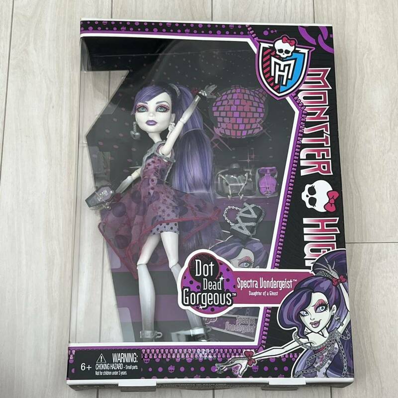 レア　モンスターハイ ドール スペクトラ Monster High Dot Dead Gorgeous Spectra Vondergeist Doll バービー フィギュア マテル