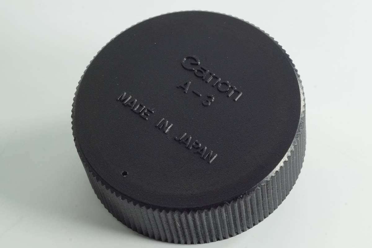 CAP-01郡 『とてもキレイ』Canon A-3 キヤノン EXレンズ用 EX-EE EX-Auto用　レンズリアキャップ