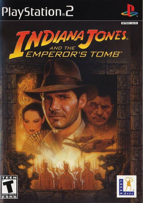 ★送料無料★北米版 Indiana Jones and the Emperor's Tomb PS2 インディージョーンズ プレイステーション2