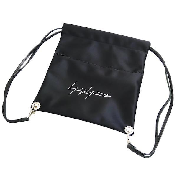 Yohji Yamamoto ロゴ リュック　ショルダーバッグ シグネチャーロゴ ノベルティ 鞄