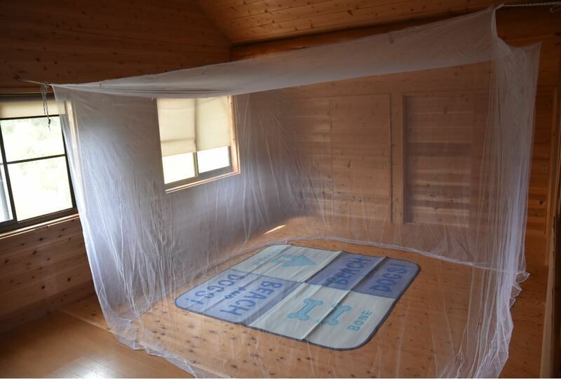 送料無料　蚊帳　約 ６畳用　再入荷　蚊に悩まされない！！■ワイドな蚊帳300cm×250ｃｍ■ 6畳用 白色