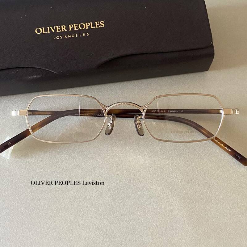 OV182 新品 OLIVER PEOPLES Leviston G メガネ オリバーピープルズ 未使用 