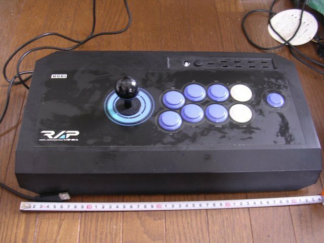 ■V3-SA HORI RAP Real Arcade Pro 青 PS3で動作確認品 JUNK扱い