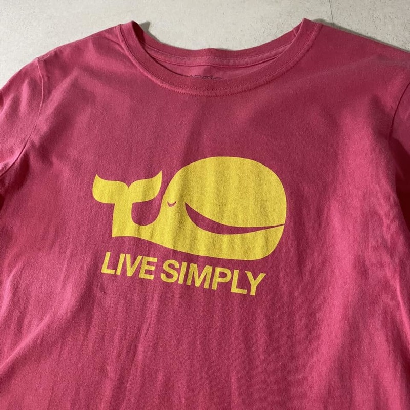 patagonia パタゴニア カットソー オーガニックコットン LIVE SIMPLY 長袖Tシャツ ロンT 【Kids　L】