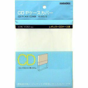 ナガオカ CD Pケースカバー TS-502/3 30枚入り / CD 保護 収納
