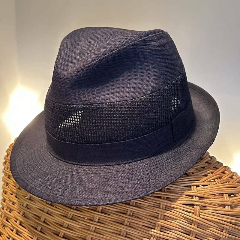 【美品】Topin 58㌢サイズ 濃紺 夏用 帽子 専門店購入品
