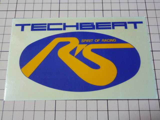 TEAM TECH BEAT SPIRIT OF RACING ステッカー (147×90mm)