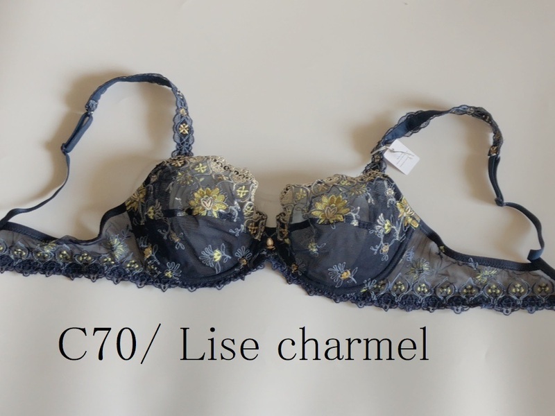 C70☆リズシャルメル Lise charmel EMAUX GRAPHIQUE（グラフィックなエナメル細工）ブラ