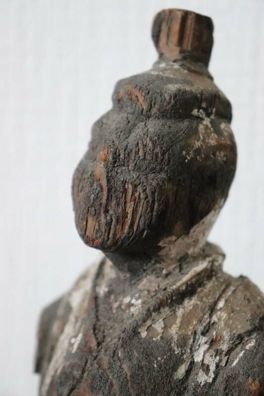 男神像　木彫り　神道崇拝　鎌倉時代