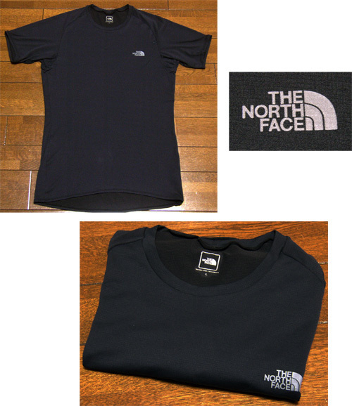 ノースフェイス DRY CREW L サイズ / ブラック,NU65113,アンダーウェア Tシャツ,THE NORTH FACE,半袖,速乾,軽量,登山,トレラン,アウトドア