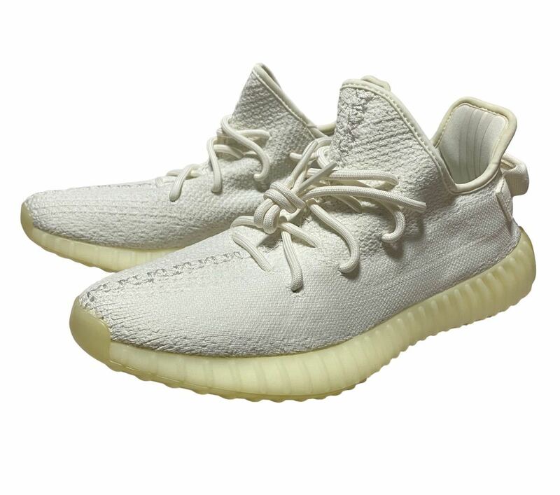 未使用品 adidas CP9366 YEEZY BOOST 350 V2 CREAM WHITE アディダス イージー ブースト 350 V2 クリームホワイト US10.5 28.5㎝