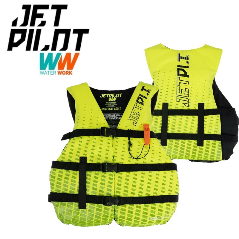 ジェットパイロット JETPILOT 2023 JCI認定ベスト 送料無料 スロットル 3-バックル CGA ナイロン ベスト JA23127CGA イエロー SUP