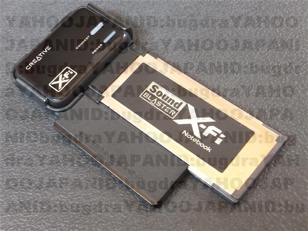 CREATIVE Sound Blaster X-Fi Notebook ノートブック用 サウンドカード ExpressCard 34 / 54 対応 即決 送料無料
