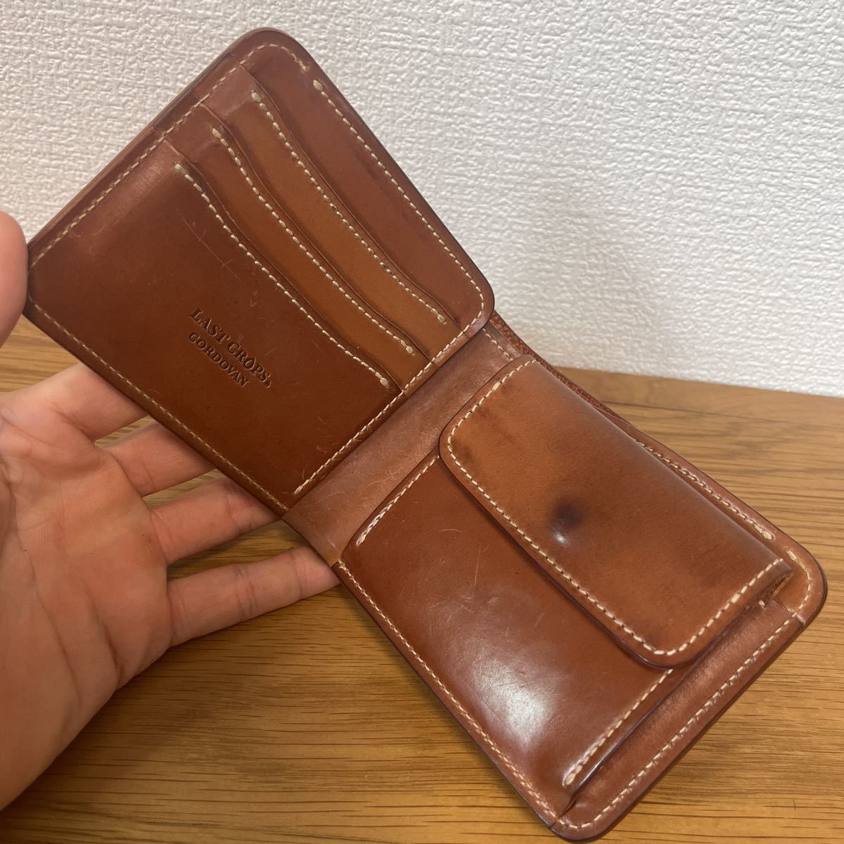 ●ラストクロップス　シェルコードバン　グラウンダー　ウィスキー色　関連:ワイルドスワンズ