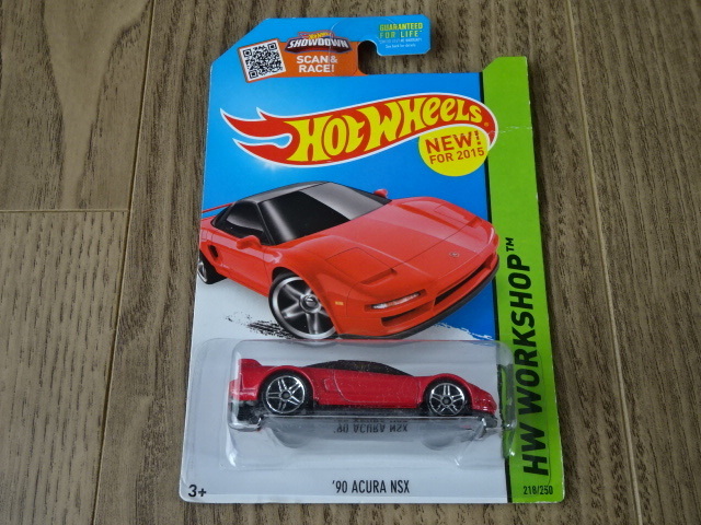 HW Hot WHeeLs '90 ACURA NSX ホットウィール アキュラ ホンダ HONDA 赤 ミニカー ミニチュアカー Toy car Miniature