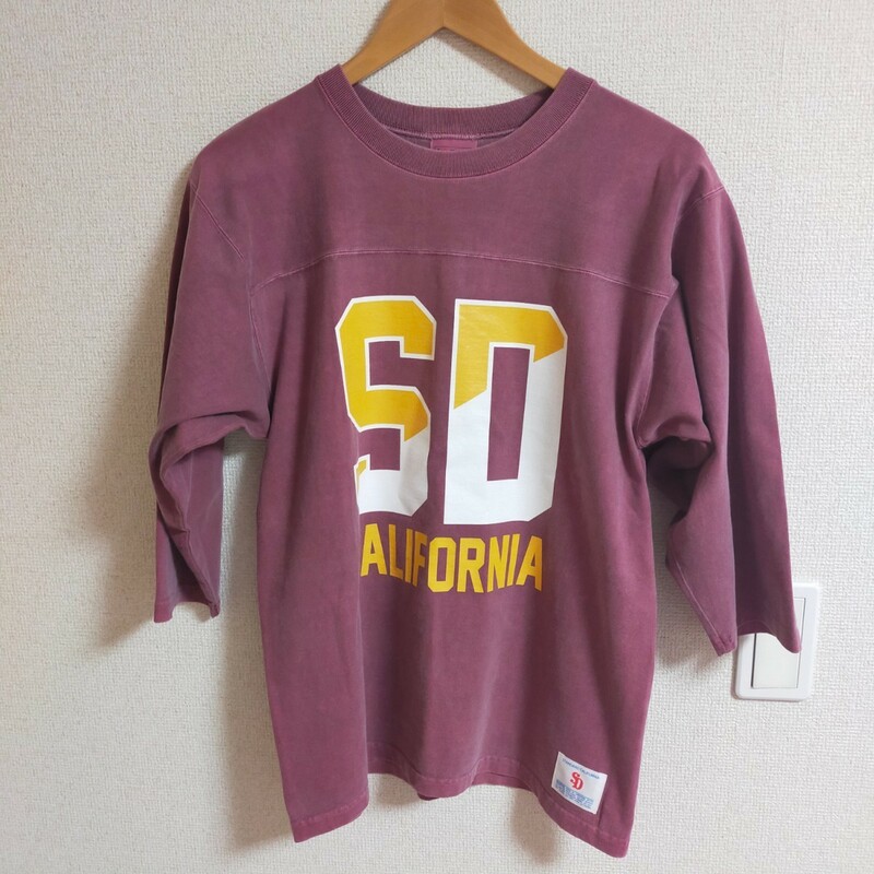 STANDARD CALIFORNIA スタンダードカリフォルニア TSFAA140 SD HEAVYWEIGHT FOOTBALL LOGO T ヘビーウエイト ロゴ フットボールTシャツ S