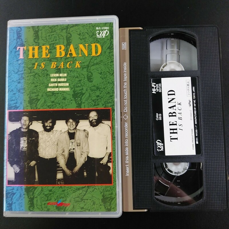 VHS-15】ザ・バンド THE BAND IS BACK ビデオテープ